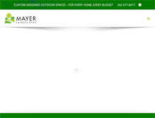 Tablet Screenshot of mayerlandscape.com